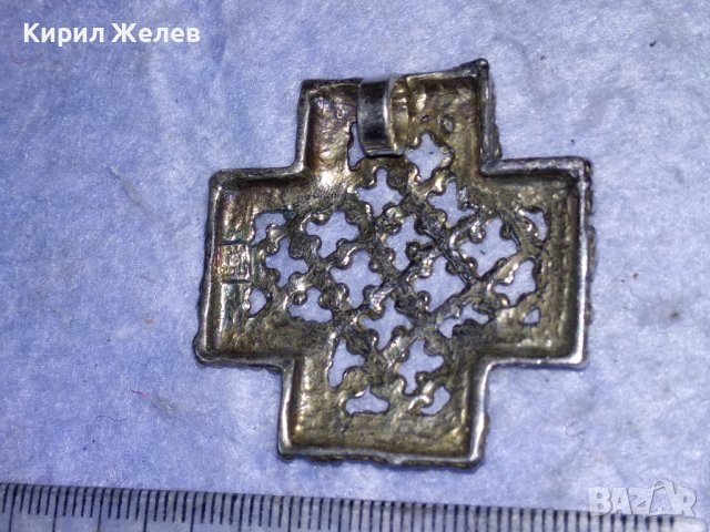 АЖУРЕН СРЕБЪРЕН ВИНТИДЖ - АРТ КРЪСТ МАРКОВО СРЕБРО 925 МАЙСТОРСКА ДИЗАЙНЕРСКА ИЗРАБОТКА 27661, снимка 5 - Колиета, медальони, синджири - 40575192