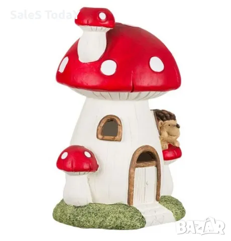 Керамичен фигура за градина, тераса, балкон, Гъбка, 36см , снимка 3 - Градински мебели, декорация  - 49632407