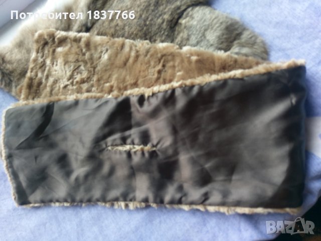 дамски шал ESPRIT естествена заешка кожа, снимка 7 - Шалове - 31096633