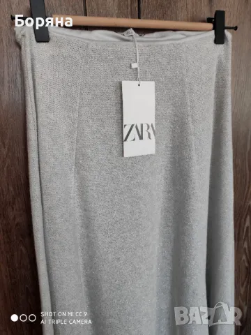 Zara нова лятна пола тип плетиво, снимка 1
