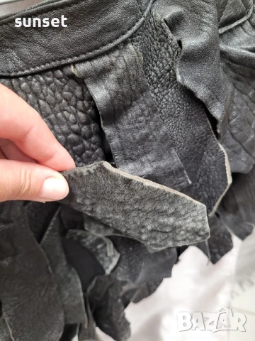 ЕСТЕСТВЕНА кожа голяма чанта рошава, ЕКСТРАВАГАНТНА!, снимка 7 - Чанти - 50655059