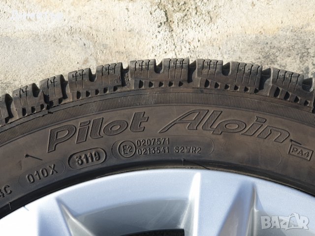 4 броя зимни гуми MICHELIN PILOT ALPIN  235/45 R17 97V, снимка 6 - Гуми и джанти - 40157550