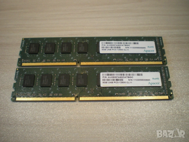 Рам памет Apacer 16GB (2x8GB) DDR3 1600MHz,PC3-12800,AU08GFA60CATBGC