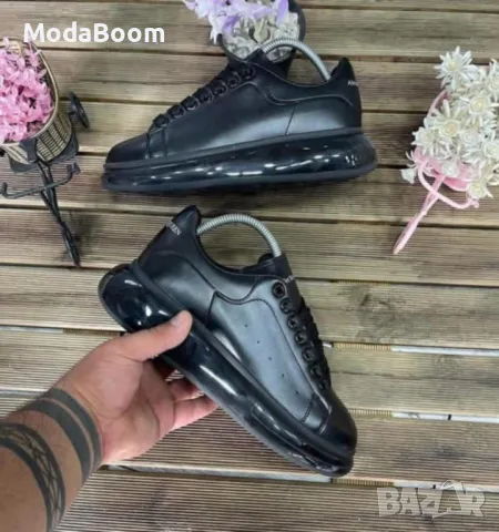 Alexander McQueen черни мъжки маратонки 