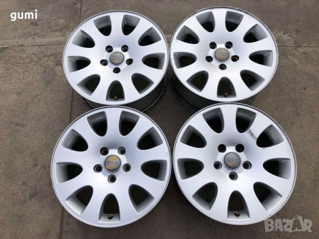 4бр 16ски джанти за Ауди 5х112мм, снимка 3 - Гуми и джанти - 29483654