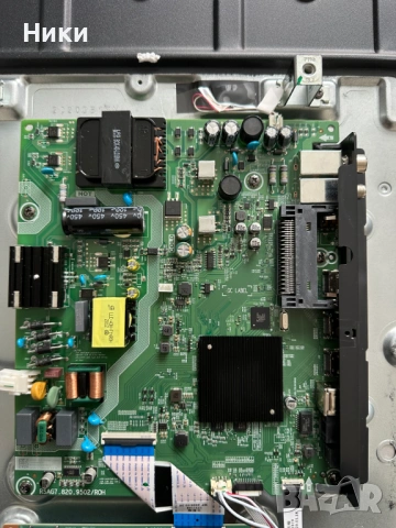 Чисто нов телевизор Hisense 58AE7000F със счупен екран за части, снимка 3 - Части и Платки - 54335631