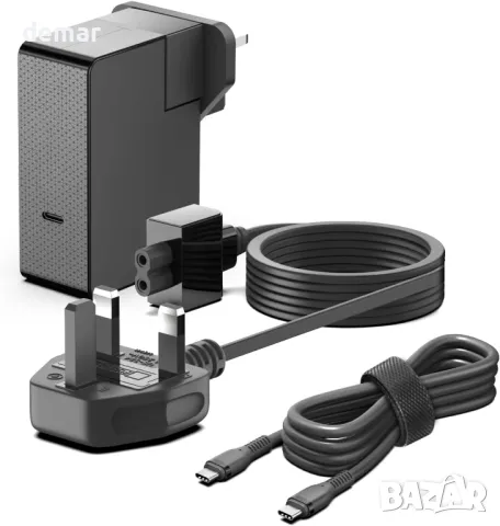 140W USB C зарядно устройство за всички USB C устройства, 1,8 м USB C към C кабел