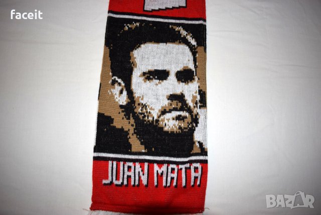 Juan Mata - Manchester United and Spain - Уникален фенски шал / Хуан Мата , снимка 6 - Футбол - 31176092
