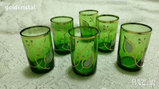 стари стъклени чаши чашки , снимка 6 - Антикварни и старинни предмети - 48840715
