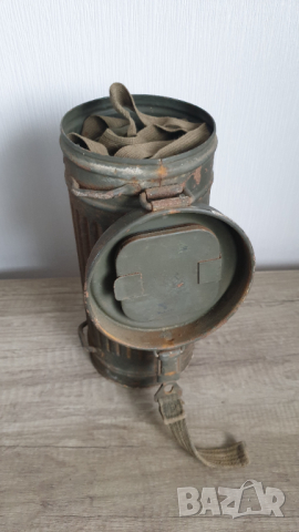 Немски противогаз WW2 , снимка 11 - Колекции - 44758049