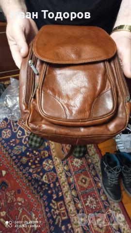 Чанта раница от телешки бокс., снимка 3 - Чанти - 36553386