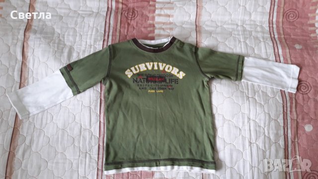 Памучни блузи за ръст 110-116 см., снимка 2 - Детски Блузи и туники - 31064186