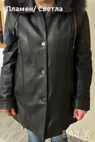 Продавам женско кожено яке, снимка 1