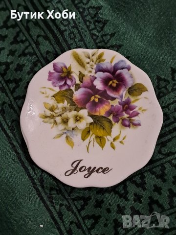 Лот декоративни порцеланови чинийки, Англия , снимка 6 - Антикварни и старинни предмети - 44422749