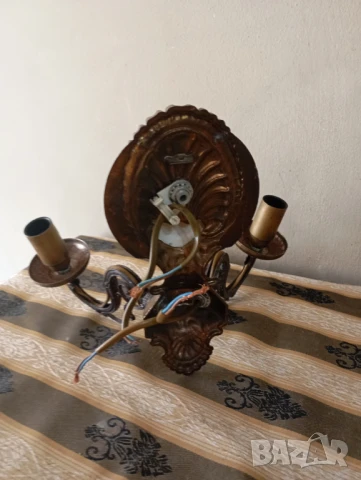 Винтидж аплик за стена, снимка 6 - Лампи за стена - 50845140