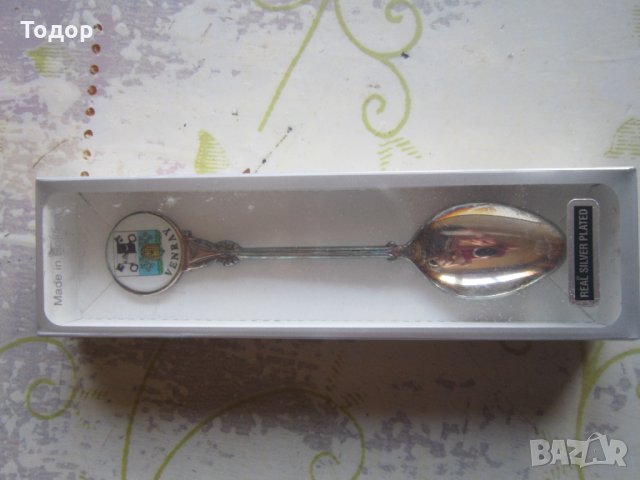 Холанска посребрена лъжичка лъжица, снимка 6 - Прибори за хранене, готвене и сервиране - 33718824