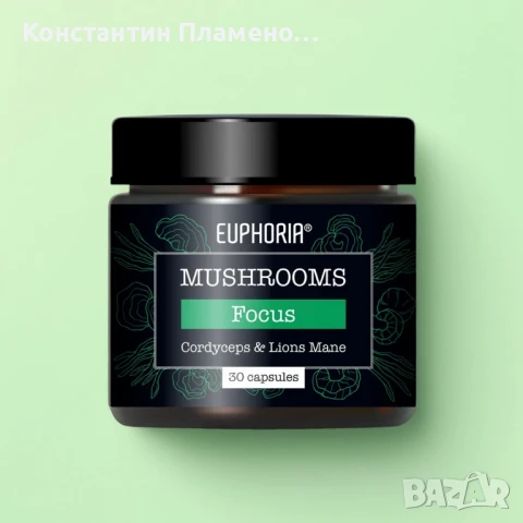Гъби Фокус – Кордицепс и Лъвска грива, 30 капсули, снимка 2 - Хранителни добавки - 50768605
