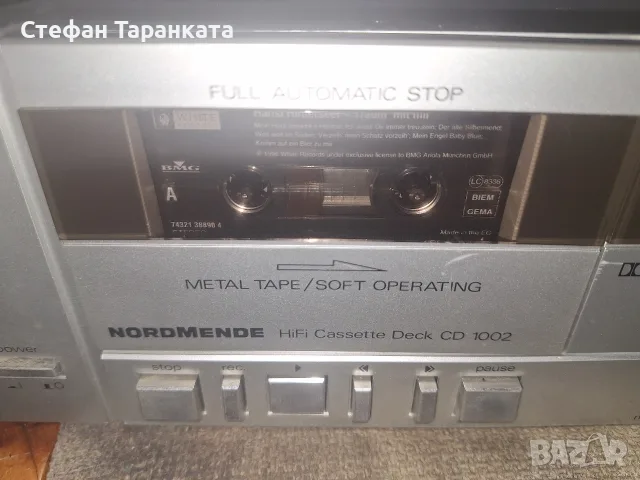 касетачен дек Nordmende на цена от 31 евро , снимка 2 - Декове - 55996281