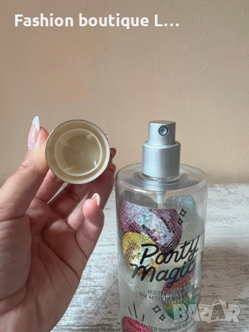 Блестящ парфюмен чист на тяло на Victoria’s Secret с уникален аромат и сребристи блестящи частици ❤️, снимка 4 - Дамски парфюми - 52412587