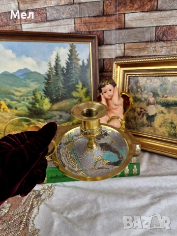 Месингов свещник , снимка 4 - Други - 54211499