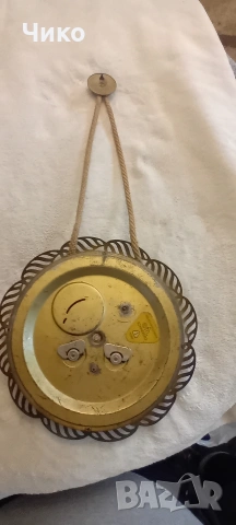 Немски стенен бронзов часовник , снимка 11 - Антикварни и старинни предмети - 53061608