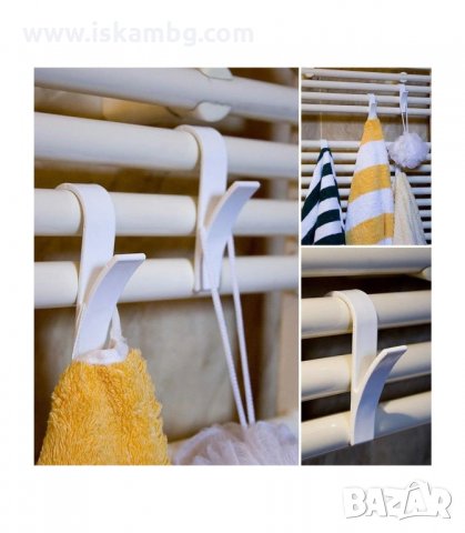 ЗАКАЧАЛКА ЗА ТРЪБЕН РАДИАТОР ЗА БАНЯ -  код 2894, снимка 2 - Закачалки - 33910484