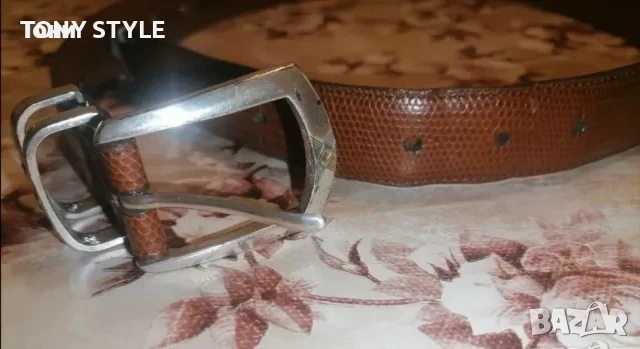 GROOKHORN Оригинал Нов Мъжки Колан Изцяло от Естествена Кожа 110см., снимка 11 - Колани - 51644535