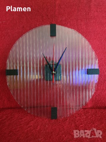 Стенен часовник от поликарбунатна плоскост!, снимка 13 - Стенни часовници - 40798629