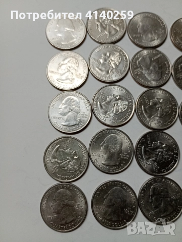 САЩ МОНЕТИ 1/4 Куортър долар 2016 2017 Г , снимка 6 - Нумизматика и бонистика - 52532166