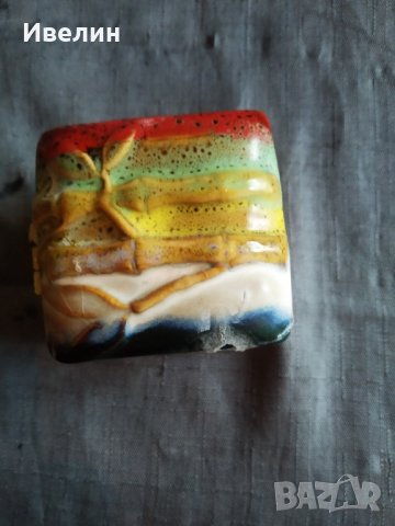 керамична кутийка за бижута, снимка 2 - Антикварни и старинни предмети - 30556456