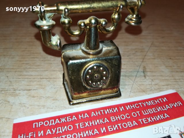 ТЕЛЕФОН-ЗЛАТИНКА-МИНИАТЮРА 1810211907, снимка 8 - Антикварни и старинни предмети - 34507400