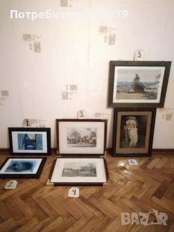 Картини принтер и рисувани в рамки