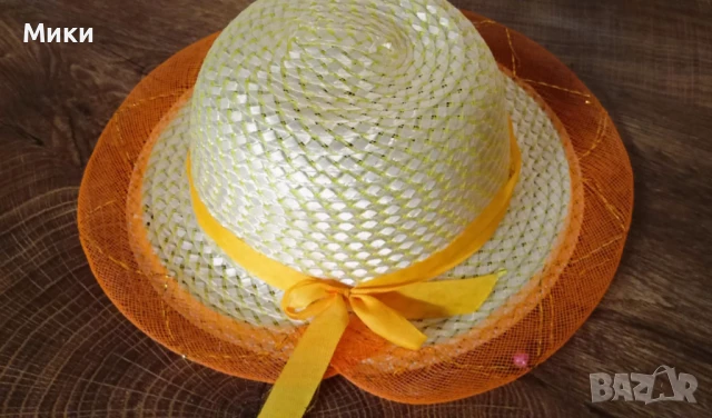 Детска сламена шапка 4-6г.