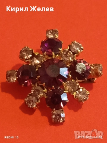 АНТИКВАРНА БРОШКА с БОХЕМСКИ ГРАНАТ ЛУКС ПОДНЕСЕН АРИСТОКРАТИЧНО 52234, снимка 7 - Други - 52562291