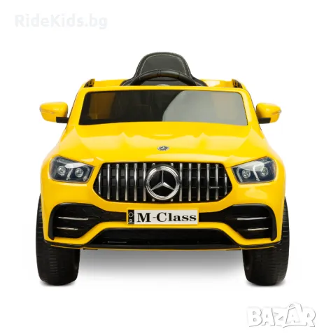 Луксозен детски акумулаторен джип MERCEDES W166 – Жълт, с дистанционно и LED светлини, снимка 9 - Детски велосипеди, триколки и коли - 50099674