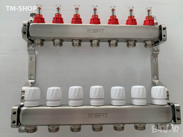 Колектори за подово-7 извода, снимка 2 - Радиатори - 44654265