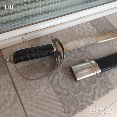 Стара военна сабя 1 м дължина , снимка 3 - Антикварни и старинни предмети - 44430825