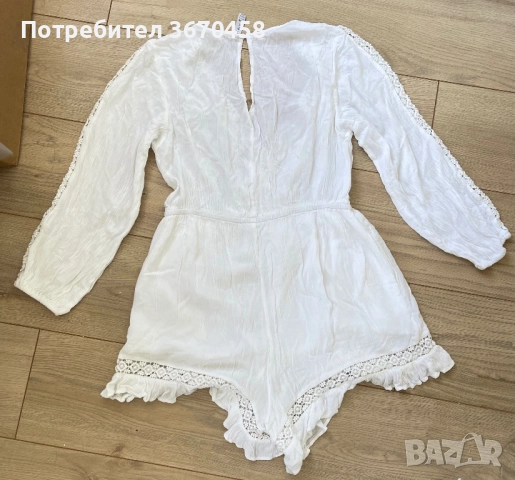 Дамски летен елегантен гащеризон EU 36 M Amisu, снимка 2 - Гащеризони - 51755133