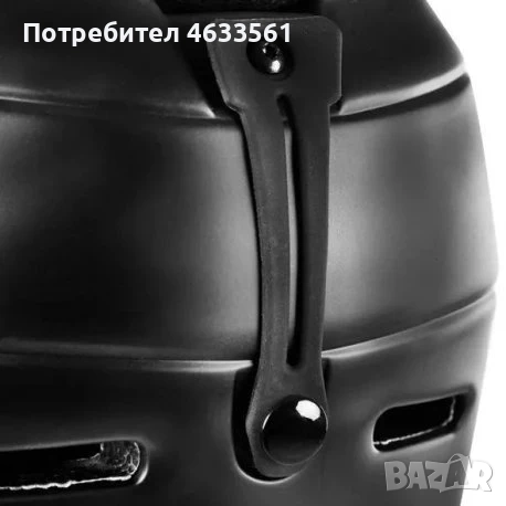 Каска за ски и сноуборд с визьор Spokey Montana Black , снимка 4 - Зимни спортове - 52421022