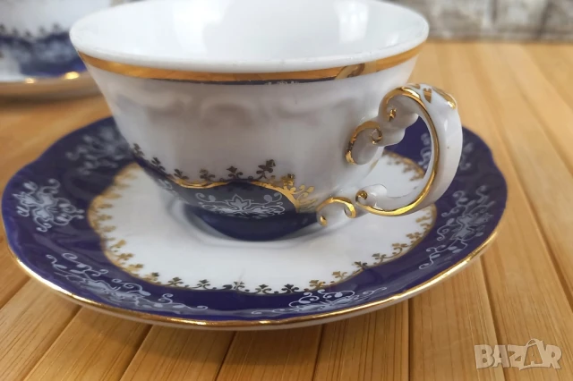 Zsolnay Pompadour - на части сервиз за кафе / чай, снимка 2 - Сервизи - 51133366