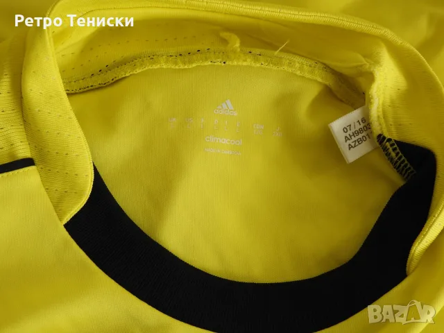 Тениска adidas — Мъже размер L Жълто, снимка 5 - Тениски - 56314878