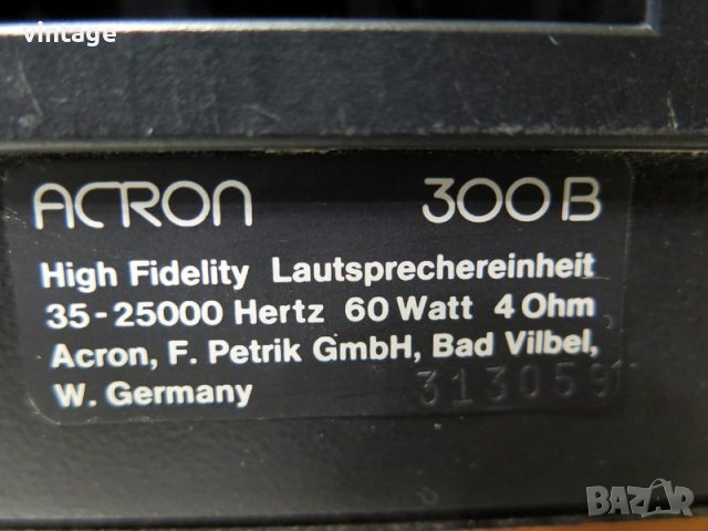 Acron 300 B High Fidelity, снимка 11 - Тонколони - 37023961