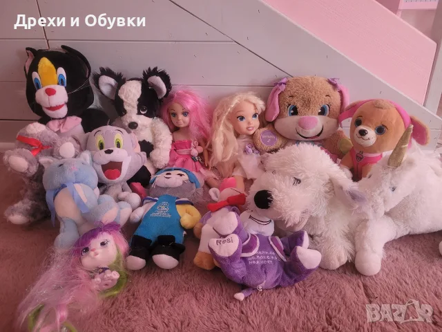 Лот детски играчки кукли, интерактивно куче Fisher Price, Vip Pets , Елза и др.