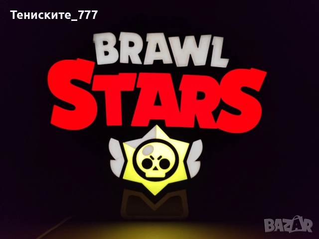 3д лампа Brawl Stars, снимка 2 - Лед осветление - 51813404