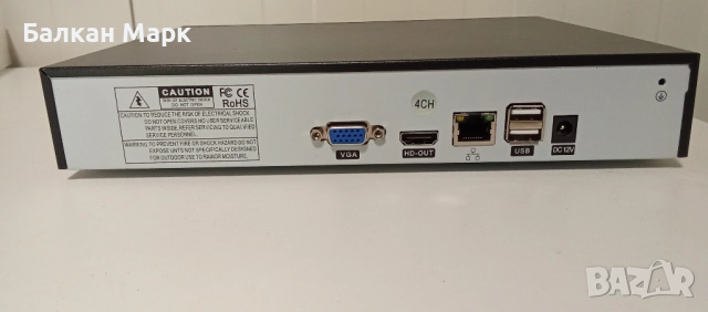 OWSOO TW-7004NVR, видеорекордер, видеорегистратор– 4-канален H.264 NVR за CCTV система, снимка 2 - Други - 52001235
