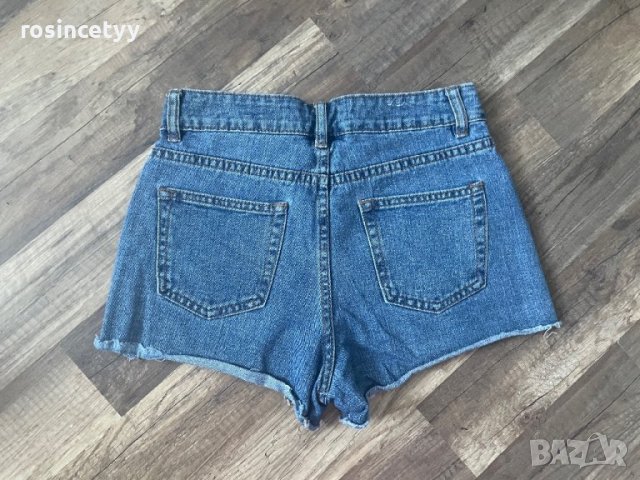 Къси дънки с бродерия , снимка 2 - Къси панталони и бермуди - 39536923