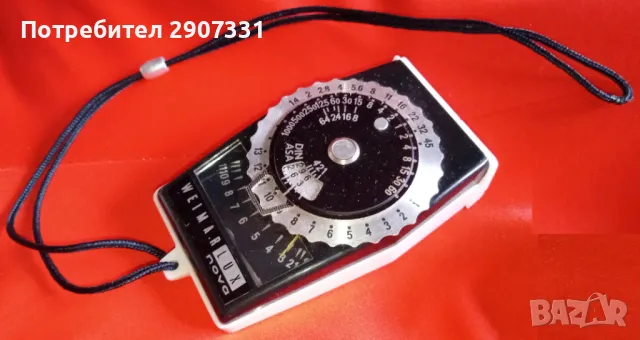 Фото експонометър (светломер) Weimar Lux. ГДР. 1960, снимка 1