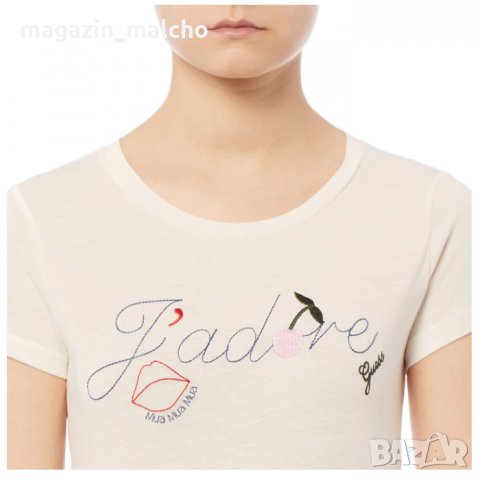 Тениска – GUESS Signature Logo; размери: S и M, снимка 2 - Тениски - 31720089