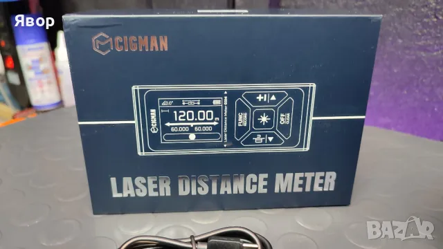 Лазерна рулетка CIGMAN CD-60G, снимка 8 - Измервателни инструменти - 47366459