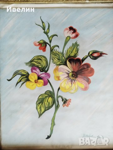 картина-цветя, снимка 3 - Картини - 29580166